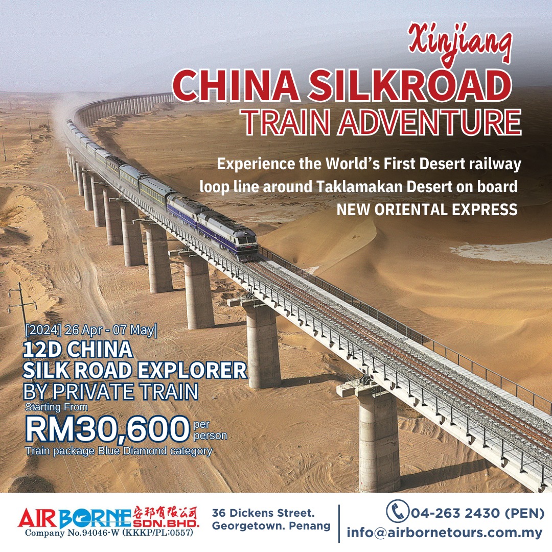 China Silk Road Explorer by private chartered New Orient Express train