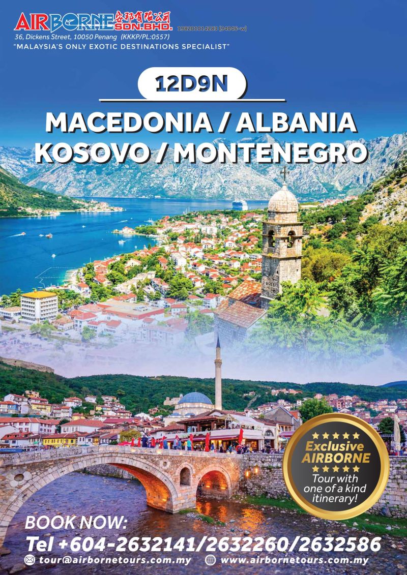 Macedonia Kosovo Albania Montenegro-01